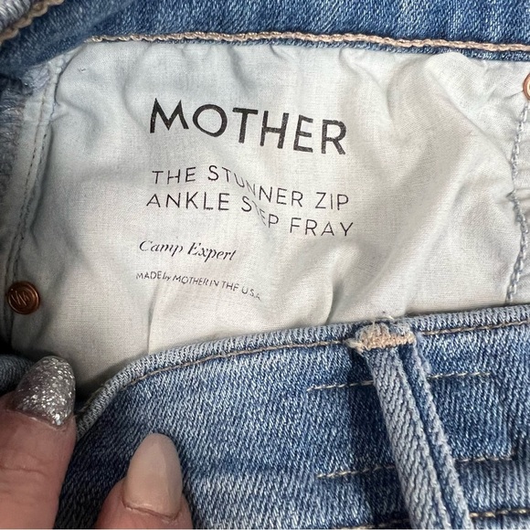 MOTHER The Stunner Zip Ankle Step Fray in Camp Expert SZ 28/6 - Picture 12 of 13